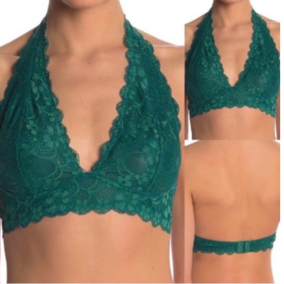 Free People halter green bralette - Picture 10 of 10